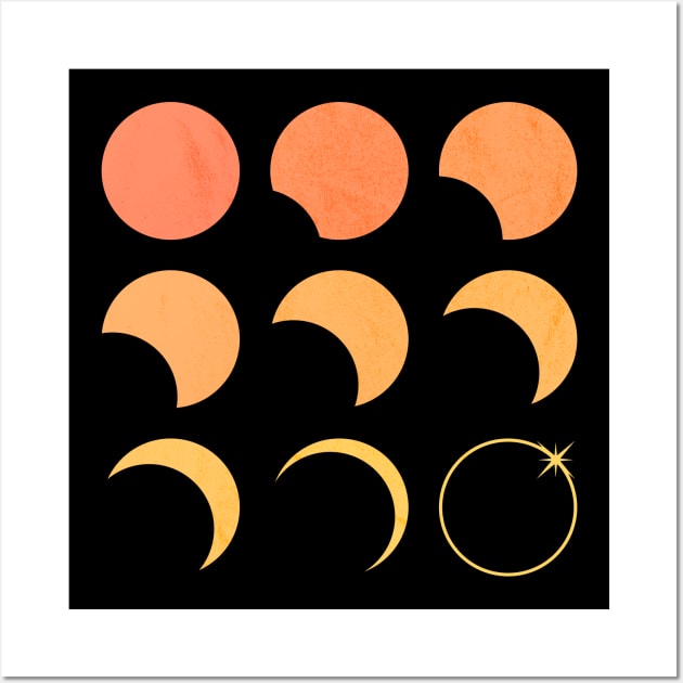 Solar Eclipse Wall Art by Sachpica